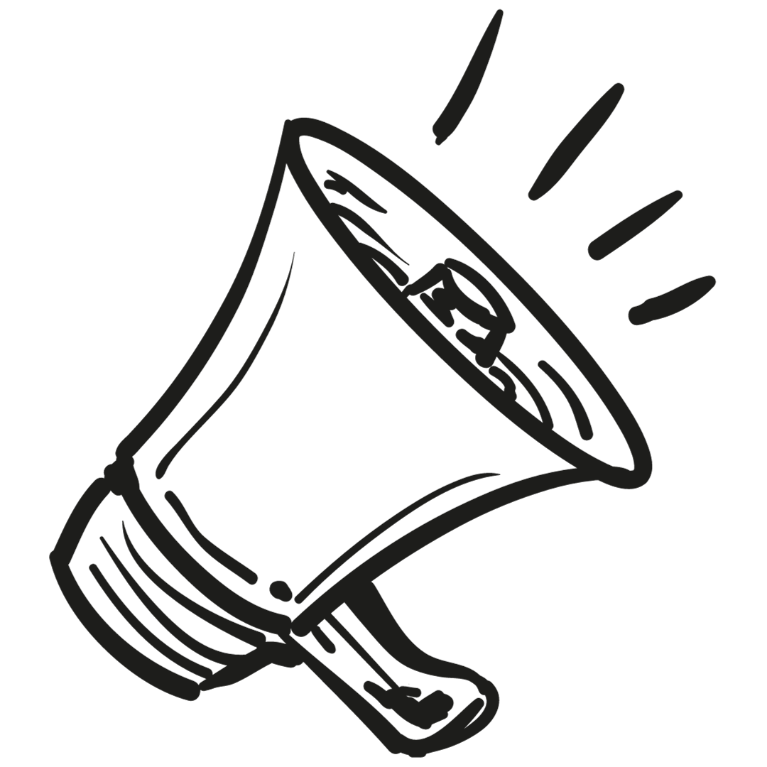 graphic of megaphone